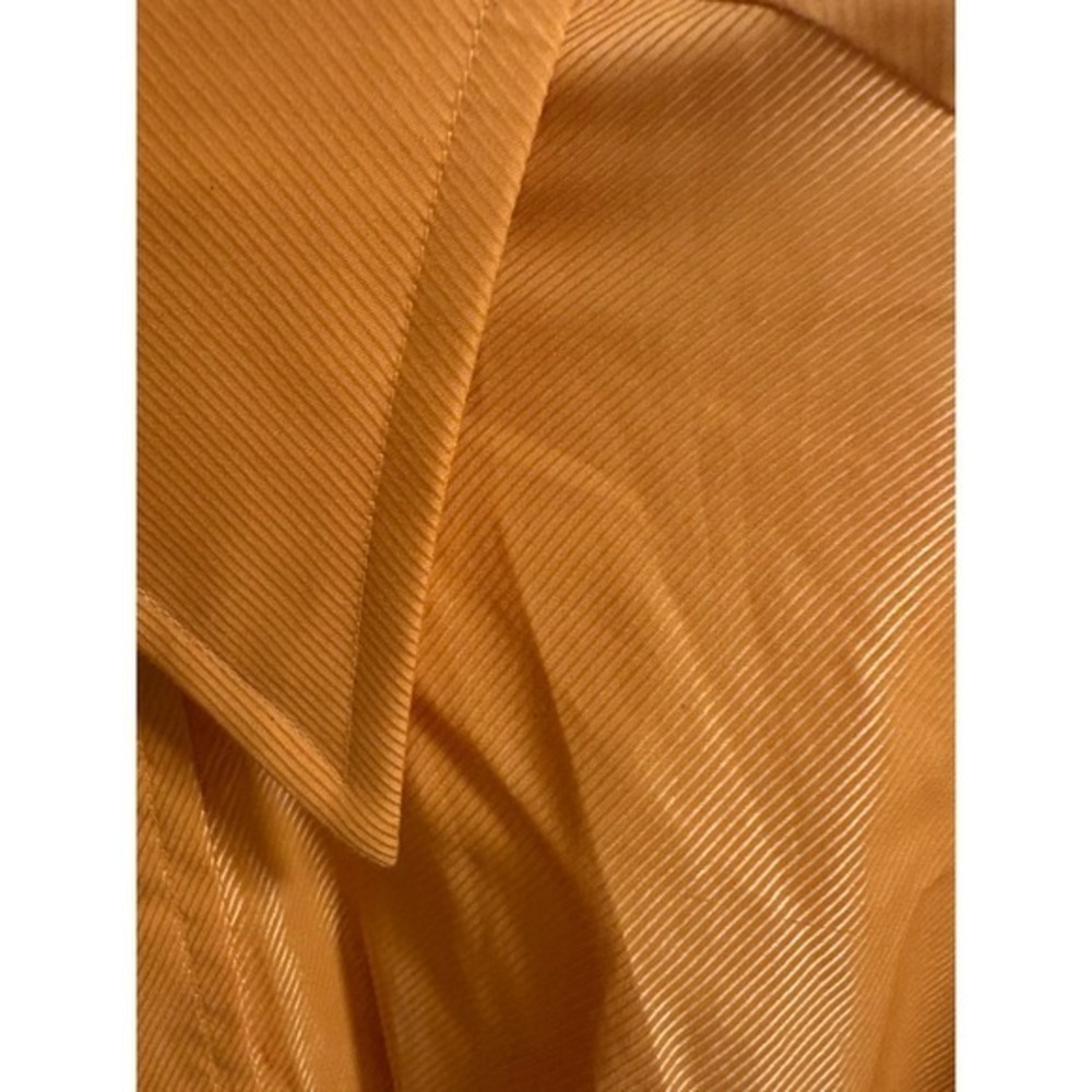 Vintage Sears Golden Comfort Orange Perma-Prest Dress Shirt 16.5 35 Retro 70s - Picture 2 of 5